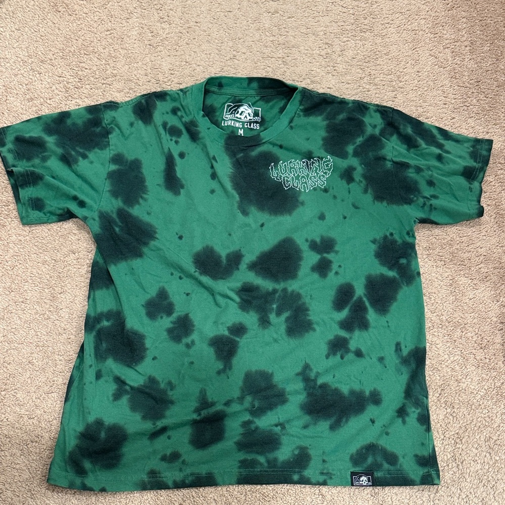 Lightning Labs Green Tie-Dye Men's Short Sleeve Tee